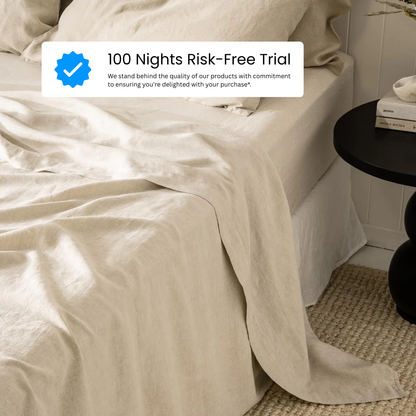 Oeko-Tex® 100% Natural Linen Bedset kuyami