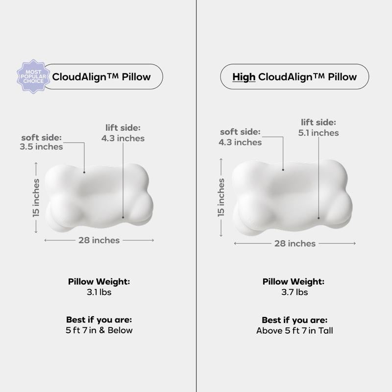 Mallow Cloud Align Pillow kuyami